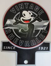 Felix Metal License Plate Topper - $39.95