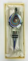 Mother Of Pearl Leaf Shaped Wine Stopper For Wine Bottle New In Box U185 - £15.41 GBP