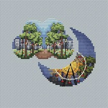 City cross stitch urban pattern pdf - Day and Night cross stitch urban f... - £6.17 GBP