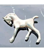 VINTAGE 1950s RARE 925 STERLING SILVER PRANCING  HORSE BROOCH - $884.36 MXN