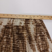 CJ Banks by Christopher & Banks Women's Sz 20W Brown/Orange A-Line Pull-On Skirt image 7