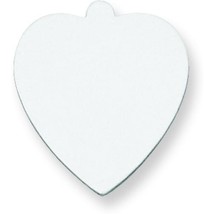 Sterling Silver Heart Stamping Disc 0.035&quot; - £23.31 GBP