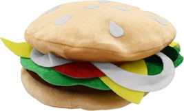 Adult Cheeseburger Hat Adults Hamburger Hats Novelty Silly Burger Cap Funny Fast - £26.58 GBP
