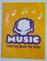 Music Coloring Book for Young Kids NEW Easy to Color Pages Musical Instruments - $6.99