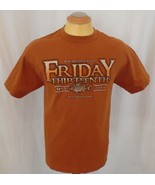   Friday 13th Port Dover May 2011 Large Cotton Brown T shirt - $8.80