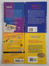 4 LOUIS SACHAR Chapter Books Lot Holes, Sideways Arithmetic from Wayside School - £7.85 GBP
