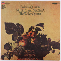 Brahms, The Weller Quartet – Quartets No.1 In C And No. 2 In A LP 1976 S... - $11.83