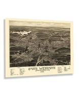 1885 South Weymouth Norfolk County Massachusetts Map Poster Print Wall Art - £31.87 GBP+