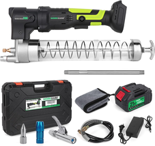 10000 PSI Professional Electric Powered Grease Gun Kit Inclued Strong Lock Greas - £100.53 GBP