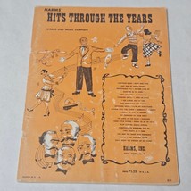 Harms Hits Through the Years Songbook 1951 - $5.98