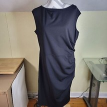 NWT Miusol Little Black Dress Ruched side Back Zip Size 2XL - £15.76 GBP