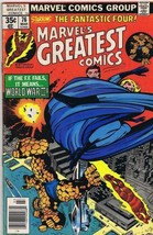 Marvel&#39;s Greatest Comics #76 VINTAGE 1978 Marvel Fantastic Four Thing Torgo - £7.90 GBP