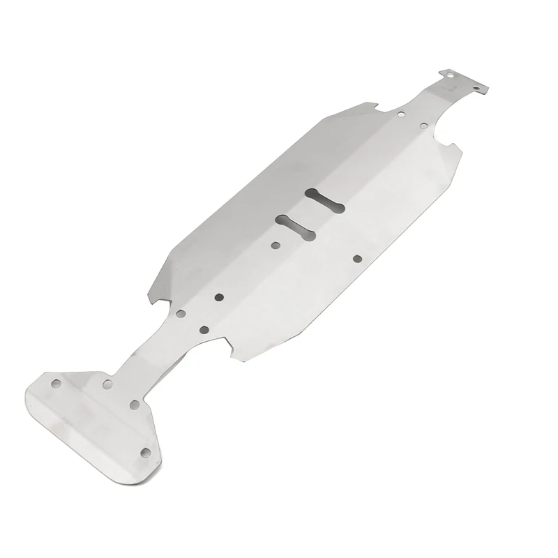 Stainless Steel Chassis Armor Protection Anti-Skid Plate For 1/10 RC Car TAMIYA - £19.41 GBP
