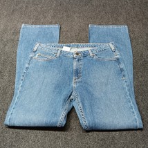 Carhartt Jeans Women 12 x 32 Blue Curvy Fit Mid Rise Boot Cut Casual Pants - £18.09 GBP