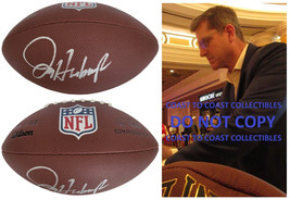 Jim Harbaugh Signed Football Proof COA Autographed Michigan Los Angeles Chargers - £229.06 GBP