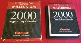 Cardinal Year 2000 Unused Page-A-Day Desktop Calendar 366 Historical Facts - $5.51 CAD