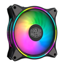 Cooler Master MasterFan MF140 Halo Fan, Duo-Ring ARGB Customizable Lighting, 140 - $42.99