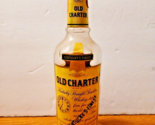 Vintage Old Charter Straight Bourbon Whiskey Bottle Empty Kentucky&#39;s Finest - $18.69