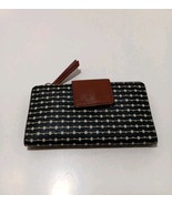 Women’s Vintage Fossil Wallet Black White Key Striped Tab Snap Closure V... - €9,84 EUR