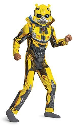 Primary image for Disguise Bumblebee Muscle Costume for Kids, Size 10-12, Official Transformers...