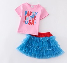 NEW Boutique 4th of July Party in the USA Girls Tutu Skirt Outfit - £3.76 GBP+