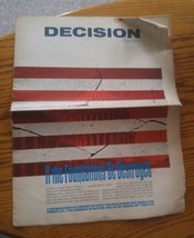 000 Vintage Decision Newspaper August 1968 Flag Capitol Cover Gospel Rel... - $110.38 MXN