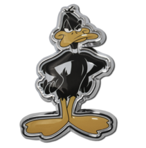 looney tunes daffy duck chrome auto car emblem usa made - £31.63 GBP