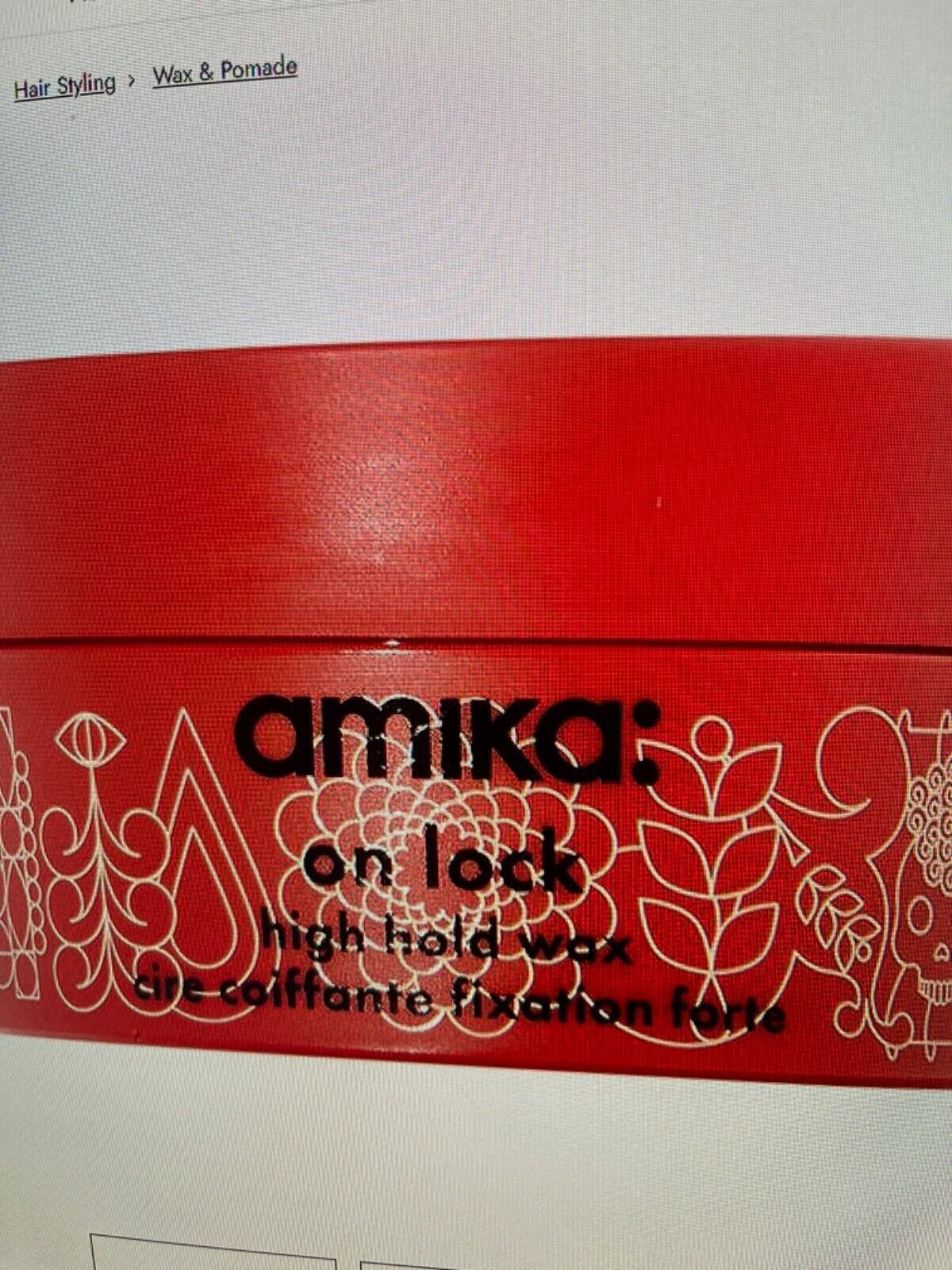 Primary image for Amika On Lock High Hold Hair Wax 1.7 oz / New 2023 Release!