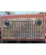 Zenith model 750L Portable All Transistor Long Distance AM Radio Vintage 1950s - $28.04