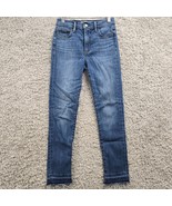 Denim Forum Jeans Womens 26 Nico Mid Rise Skinny Crop Raw Released Hem A... - $47.47