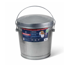 Behrens 6110 Galvanized Steel Locking Lid Storage Can with Lid, 10 gal. - $1,313.22 MXN