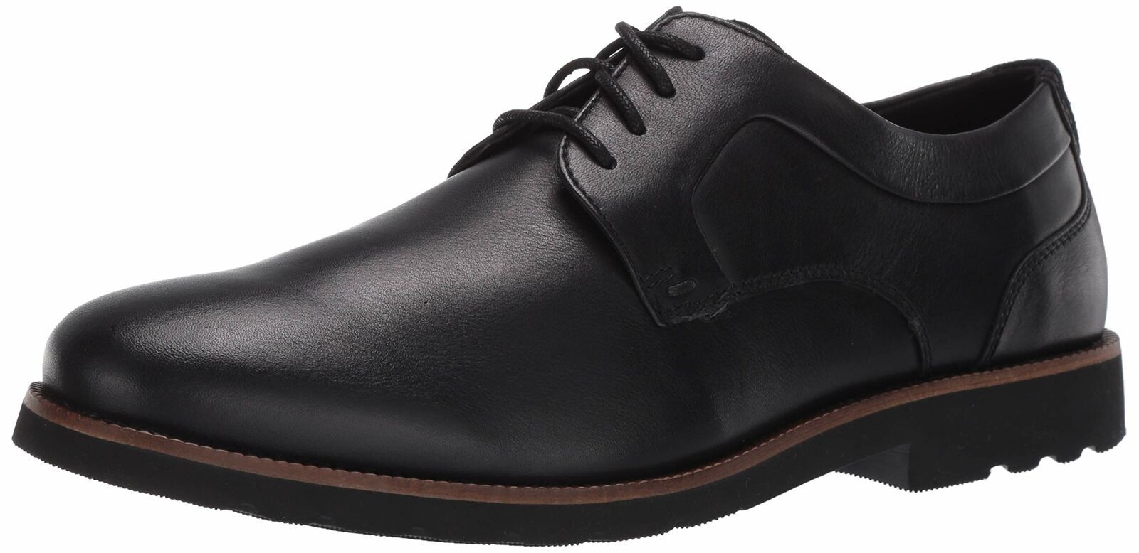 Primary image for Rockport Men's Colben Plain Toe Oxford Dress Shoe Black V74248 Size 7.5W