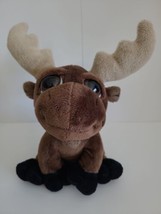 GREAT WOLF LODGE MOOSE 9&quot; PLUSH STUFFED ANIMAL BROWN TAN SOUVENIR PETTIN... - £7.95 GBP