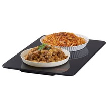 VEVOR Electric Warming Tray, 16.5&quot; x 11&quot; Portable Tempered Glass Heating... - £37.16 GBP