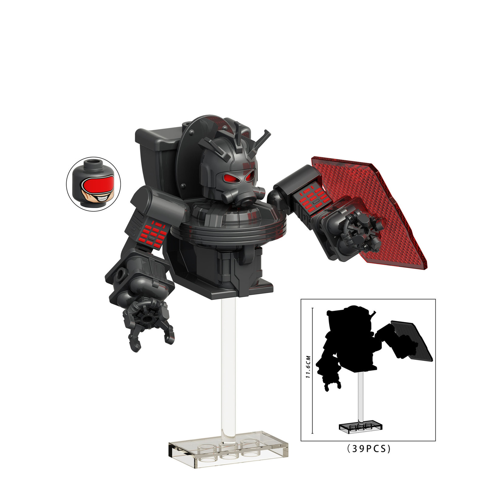 Skibidi Toilet Suspended Toilet Man Gman 4.0 DJ 3pcs Minifigures Building Toy