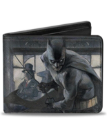 Buckle Down Bifold Wallet Batman 5 Card Window ID Two Sided Print - $13.51 CAD