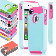 Hybrid Shock Proof Protective Impact Tough Hard Case Phone Cover Apple i... - £3.47 GBP+