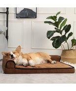 Orthopedic Dog Bed  Large Medium Dogs Cats Bolster Memory Foam Removable... - $819.87 MXN
