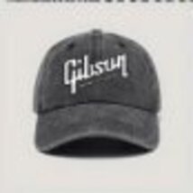 Gibson black cap adjustable back ships right out - $10.00