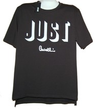 Just Cavalli  Black White Logo Design Men&#39;s Cotton Shirt T-Shirt Size 2XL - $92.53