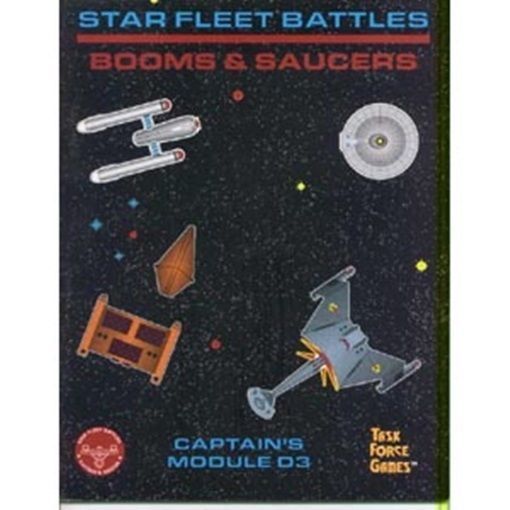 Primary image for Star Fleet Battles Captain's Module D3 Booms & Saucers 1993 Task Force Games NEW