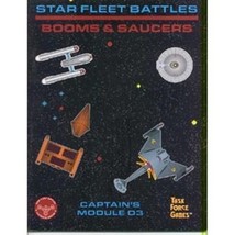 Star Fleet Battles Captain&#39;s Module D3 Booms &amp; Saucers 1993 Task Force G... - £6.19 GBP