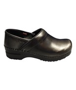 Sanita Danish Clogs Shoes Womens Size US 7.5 / EU 38 Black Nurse Slip On - $84.93 CAD