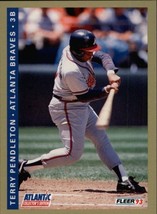1993 Fleer Atlantic #17 Terry Pendleton NM Near Mint Braves ID:23961 - £1.48 GBP