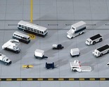 14 Piece Ground Accessories Airport GSE Set GeminiJets GJARPTSETA Scale ... - $31.95