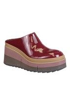 Consolidated Shoe Co coach wedge sandal in Deep Red - £76.92 GBP