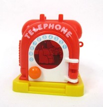 Tomy Busy Bears Hippity Hollow Telephone House 1982 Vintage  Mini toy - $17.77