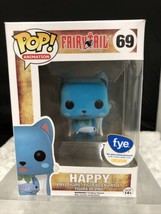 Pop Animation Fairy Tail Happy Flocked 69 Funko Pop Vinyl - £51.05 GBP