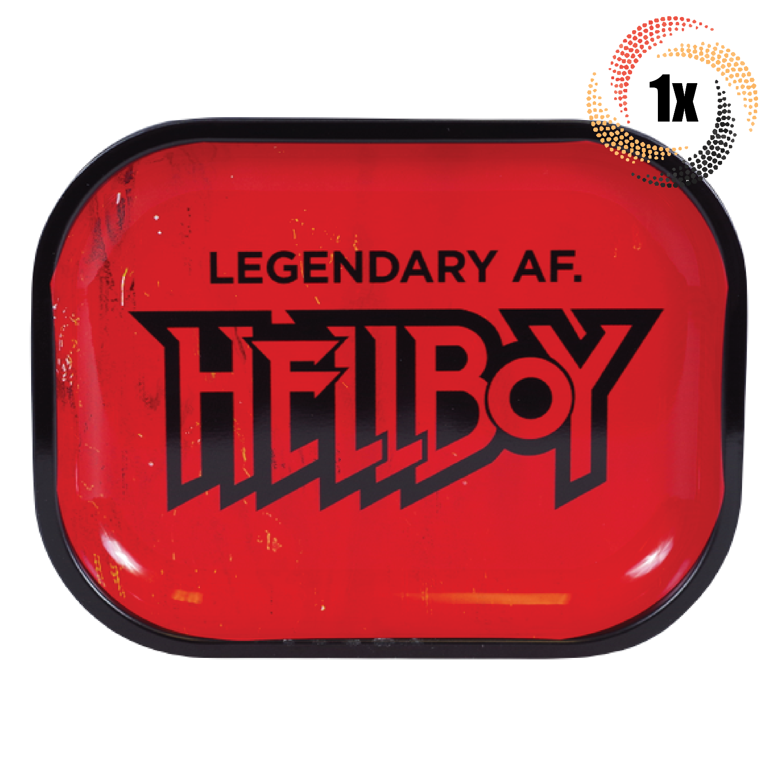 1x Tray Hell Boy Small Metal Exclusive Rolling Tray | Legendary AF Logo ... - $15.61