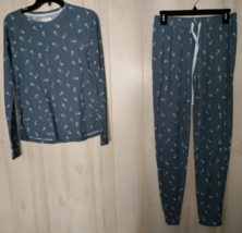 New Womens Lc Lauren Conrad Thermal Knit Long John Base Layer Pajama Set Size S - £25.59 GBP